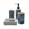 CONJUNTO PARA BANHEIRO COM 4 PEÇAS EM PORCELANA REF: 2384 CONJUNTO PARA BANHEIRO COM 4 PEÇAS EM PORCELANA REF: 2384
