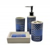 CONJUNTO PARA BANHEIRO COM 4 PEÇAS EM PORCELANA REF: 2384 CONJUNTO PARA BANHEIRO COM 4 PEÇAS EM PORCELANA REF: 2384