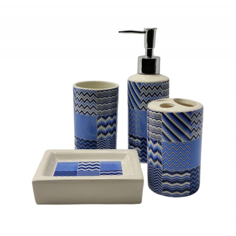 CONJUNTO PARA BANHEIRO COM 4 PEÇAS EM PORCELANA REF: 2384 CONJUNTO PARA BANHEIRO COM 4 PEÇAS EM PORCELANA REF: 2384