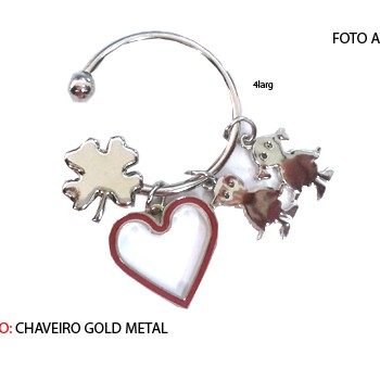 CHAVEIRO EM METAL.. TAM:9x5x2cm CHAVEIRO EM METAL.. TAM:9x5x2cm