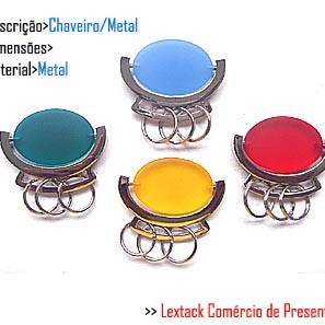 CHAVEIRO EM METAL.. TAM: 8x6x1cm CHAVEIRO EM METAL.. TAM: 8x6x1cm