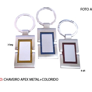 CHAVEIRO EM METAL.. TAM: 9x5x3cm CHAVEIRO EM METAL.. TAM: 9x5x3cm