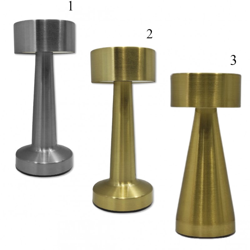 LUMINÁRIA DECORATIVA DE MESA COM CABO USB LED 3 TONS DE METAL REF: APB06T-C LUMINÁRIA DECORATIVA DE MESA COM CABO USB LED 3 TONS DE METAL REF: APB06T-C