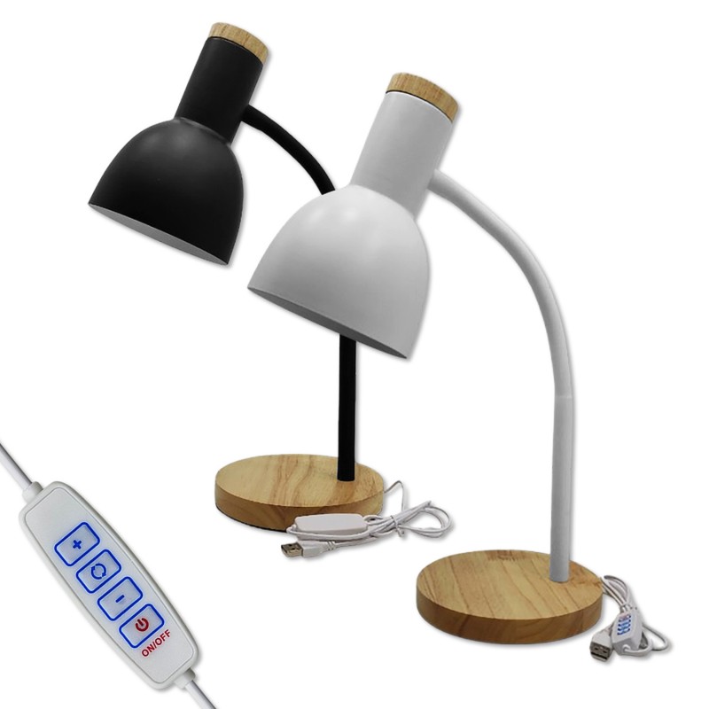 LUMINÁRIA DECORATIVA DE MESA COM CABO UBS LED COM BASE DE MADEIRA E METAL REF: APB07T LUMINÁRIA DECORATIVA DE MESA COM CABO UBS LED COM BASE DE MADEIRA E METAL REF: APB07T
