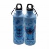 GARRAFA DE ALUMÍNIO MODELO STITCH COM MOSQUETÃO 500ML REF: DQH060-ST2
