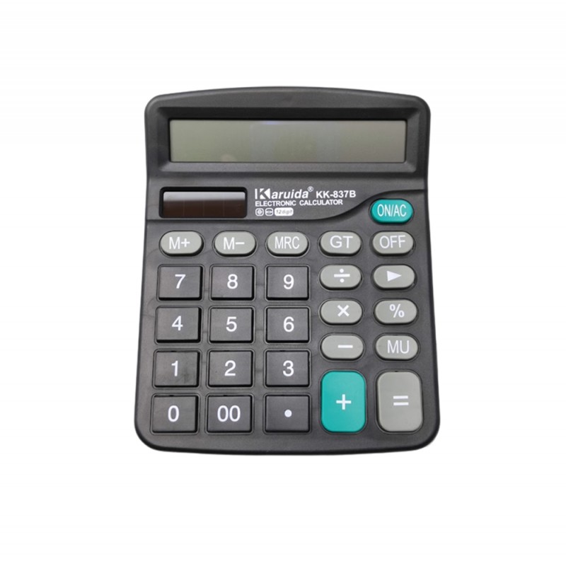 CALCULADORA 8 DIGITOS EM PLÁSTICO REF: KK837B-12 CALCULADORA 8 DIGITOS EM PLÁSTICO REF: KK837B-12