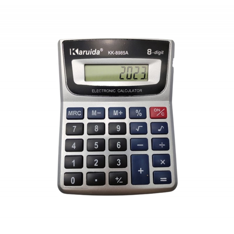 CALCULADORA 8 DIGITOS EM PLÁSTICO REF: KK8985A CALCULADORA 8 DIGITOS EM PLÁSTICO REF: KK8985A