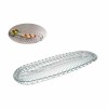 TRAVESSA MODELO FOLHA SANTA EM VIDRO 760ML REF: PL1077GCL