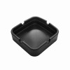 CINZEIRO DE MESA QUADRADO EM SILICONE COR PRETO REF: PPS040-A CINZEIRO DE MESA QUADRADO EM SILICONE COR PRETO REF: PPS040-A