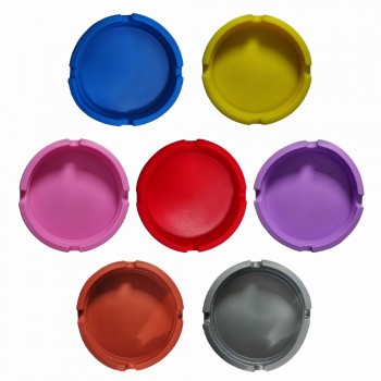 CINZEIRO DE MESA REDONDO EM SILICONE COR PRETO REF: PPS042-A CINZEIRO DE MESA REDONDO EM SILICONE COR PRETO REF: PPS042-A