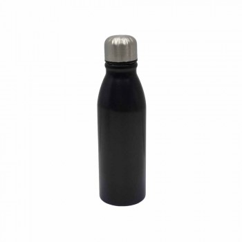 GARRAFA SQUEEZE EM INOX COR PRETA 500ML REF:SK-AL500(PRETO GARRAFA SQUEEZE EM INOX COR PRETA 500ML REF:SK-AL500(PRETO