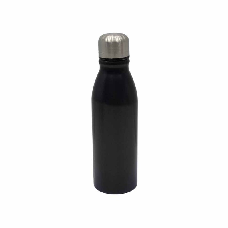 GARRAFA SQUEEZE EM INOX COR PRETA 500ML REF:SK-AL500(PRETO GARRAFA SQUEEZE EM INOX COR PRETA 500ML REF:SK-AL500(PRETO
