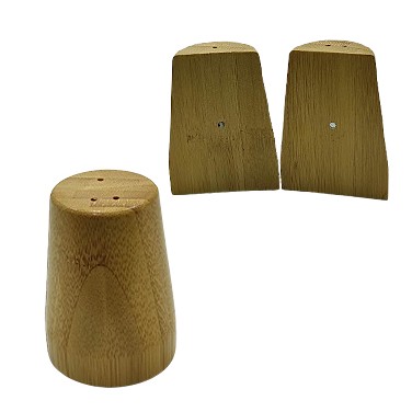 SALEIRO E PIMENTEIRO EM BAMBU 14ML REF: TBBU070 SALEIRO E PIMENTEIRO EM BAMBU 14ML REF: TBBU070
