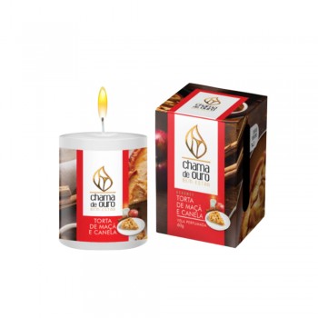 VELA PERFUMADA TORTA DE MAÇÃ E CANELA 60G REF: U60TMA VELA PERFUMADA TORTA DE MAÇÃ E CANELA 60G REF: U60TMA
